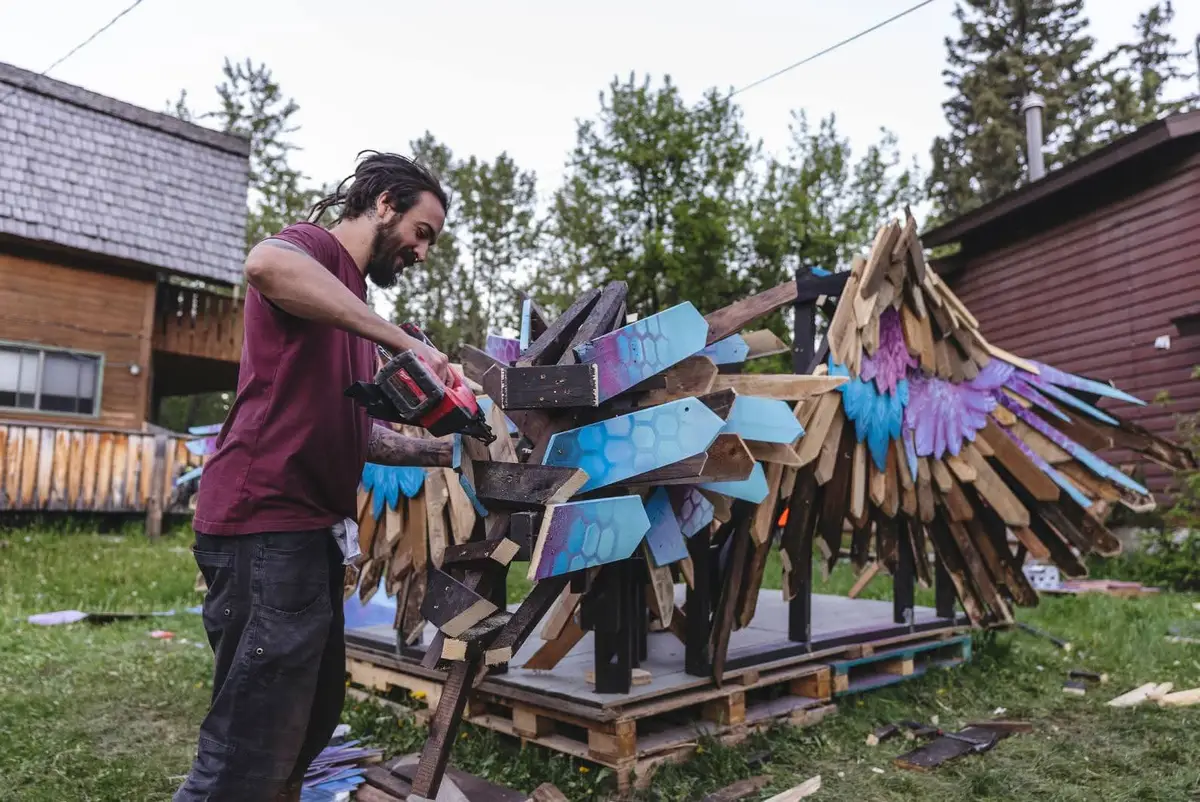 Aaron Brown constructing SOAR